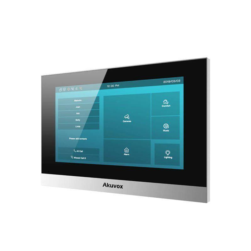 Відеодомофон IP з Wi-Fi 7" Akuvox C313WE Silver (218907) - фото 3 Відеодомофон IP з Wi-Fi 7" Akuvox C313WE Silver (218907) - фото 3