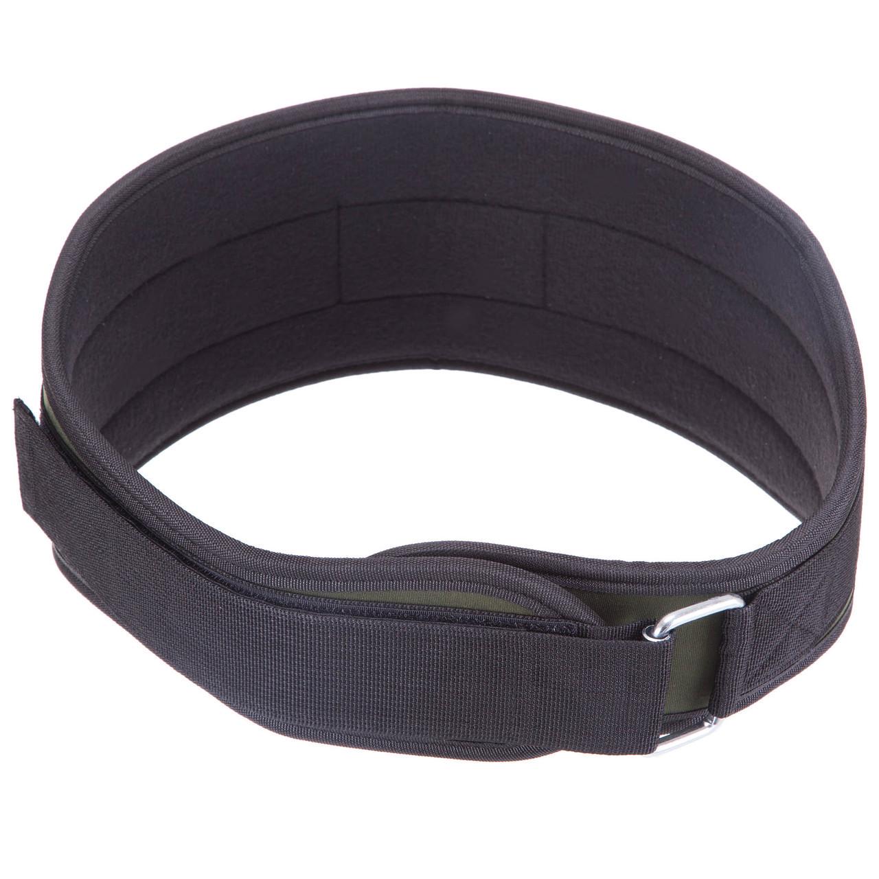 Пояс атлетический Zelart SB-165537 текстильный спинка 13 см М (2532847847)