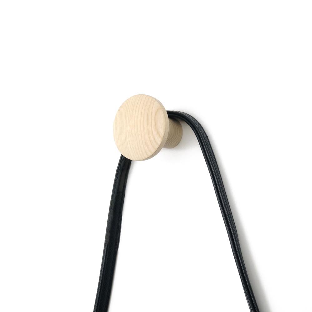 Крючок деревянный мебельный для одежды ø50 мм 1 шт. Ясен (48899) - фото 7