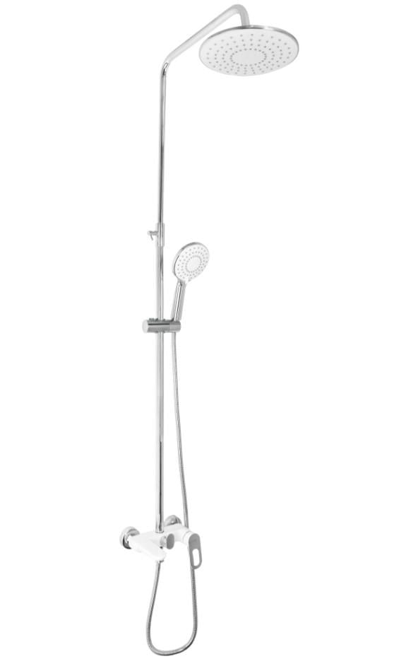 Душова система універсальна Lidz Latwa 1030 k35 White (LDLAT1030WHI45427)