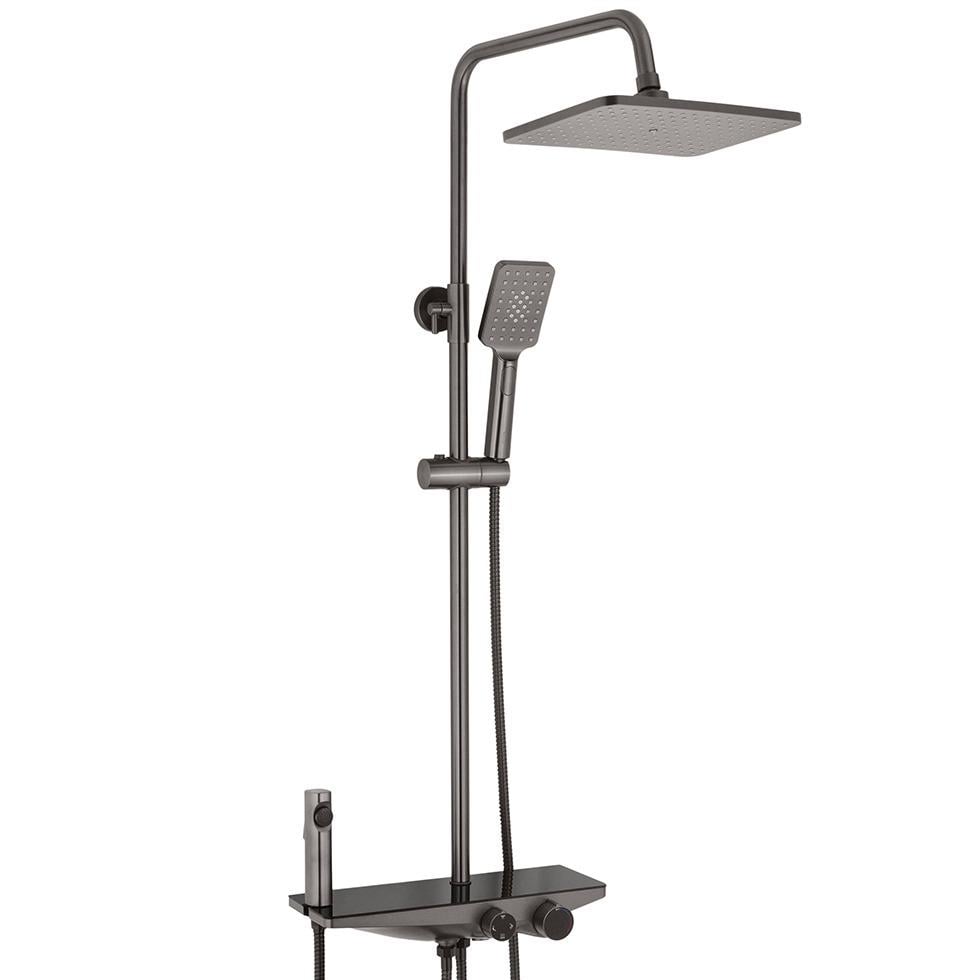 Душова система із змішувачем Kroner Armada-GRP066 CV033880 Графітовий (235265)