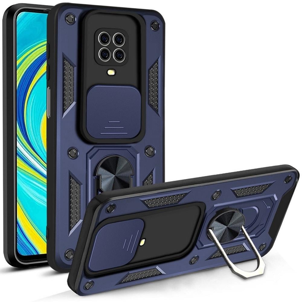 Чохол із захистом камери 3DGuard Xiaomi Redmi Note 9S Blue (32506-28)