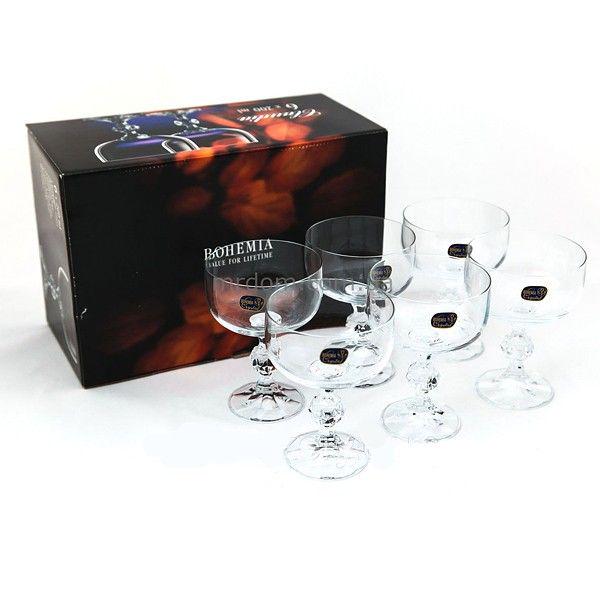 Бокалы Bohemia Klaudie 200 мл 6 шт. (4S149/00000/200) - фото 2 Бокалы Bohemia Klaudie 200 мл 6 шт. (4S149/00000/200) - фото 2