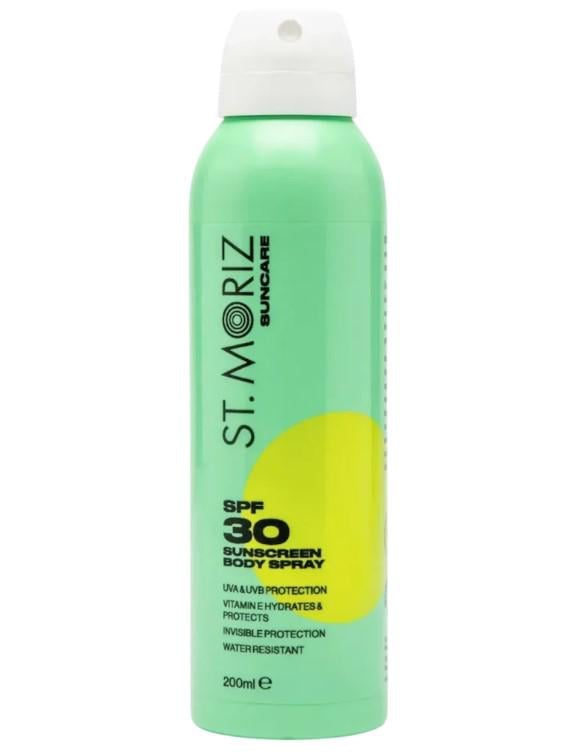 Спрей солнцезащитный для тела St.Moriz Suncare SPF 30 Body Spray 200 мл Спрей солнцезащитный для тела St.Moriz Suncare SPF 30 Body Spray 200 мл
