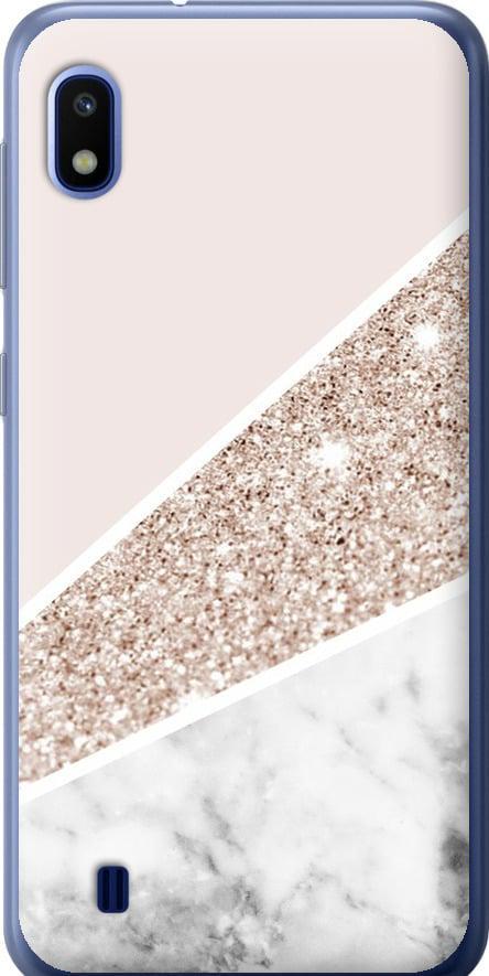 Чехол на Samsung Galaxy A10 2019 A105F Пастельный мрамор (4342t-1671-42517)