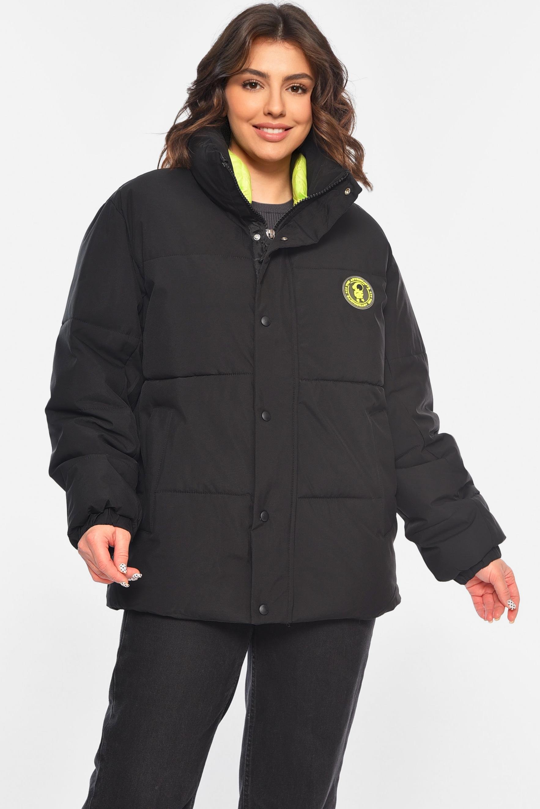 Куртка женская демисезонная S Черный (188929) - фото 2