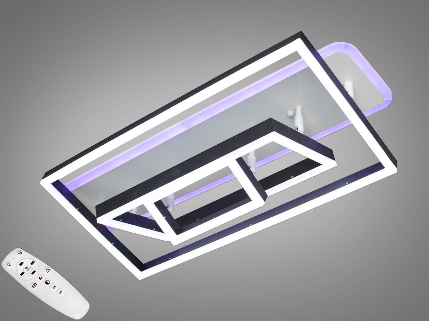Люстра стельова світлодіодна з димером 145 Вт (13076085) - фото 2 Люстра стельова світлодіодна з димером 145 Вт (13076085) - фото 2