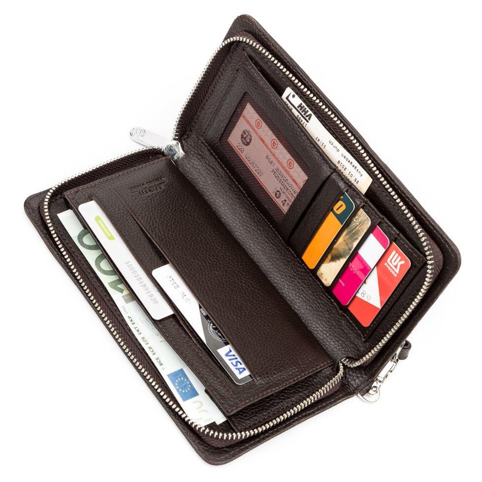 Клатч мужской 717142 Коричневый (13961026) - фото 2 Клатч мужской 717142 Коричневый (13961026) - фото 2