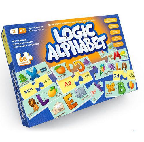 Пазли розвиваючі Logic Alphabet англо-українська мова (TS01091996161244)