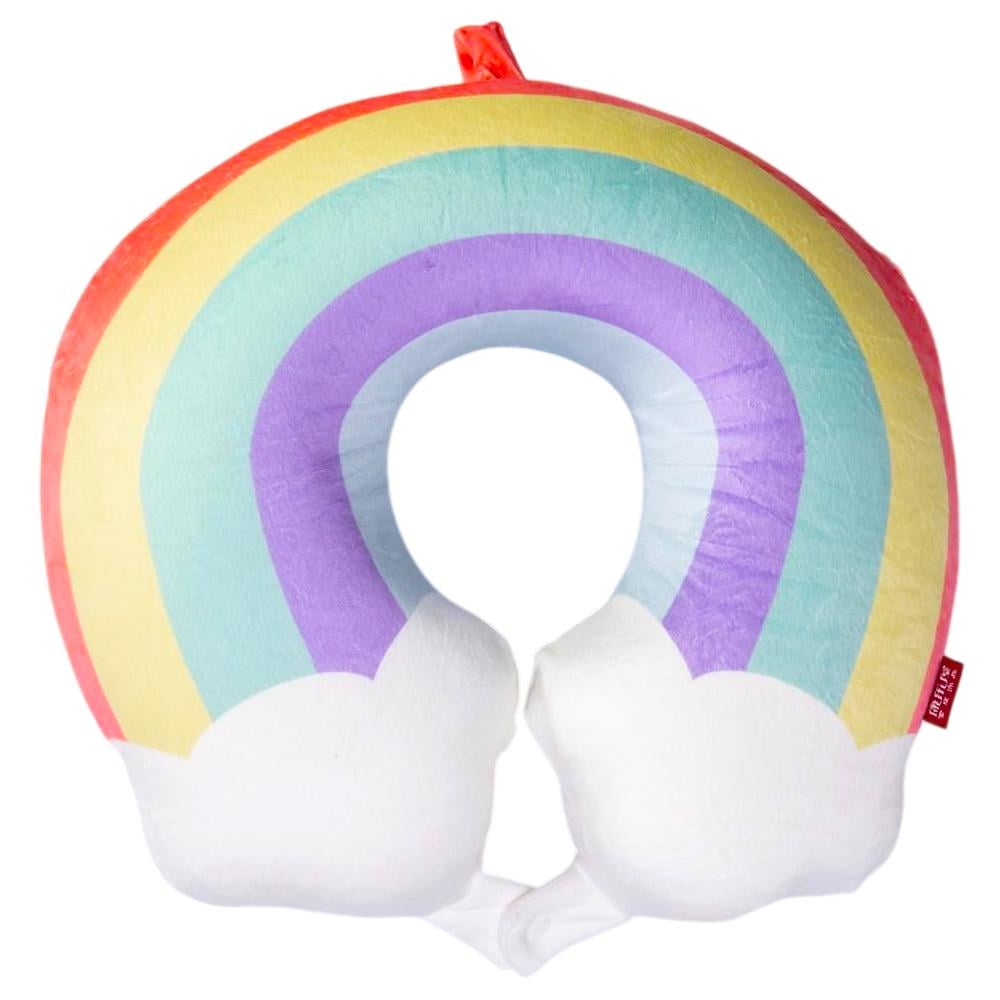 Подушка для шеи Rainbow U-образная Розовый (HP-56-13P)