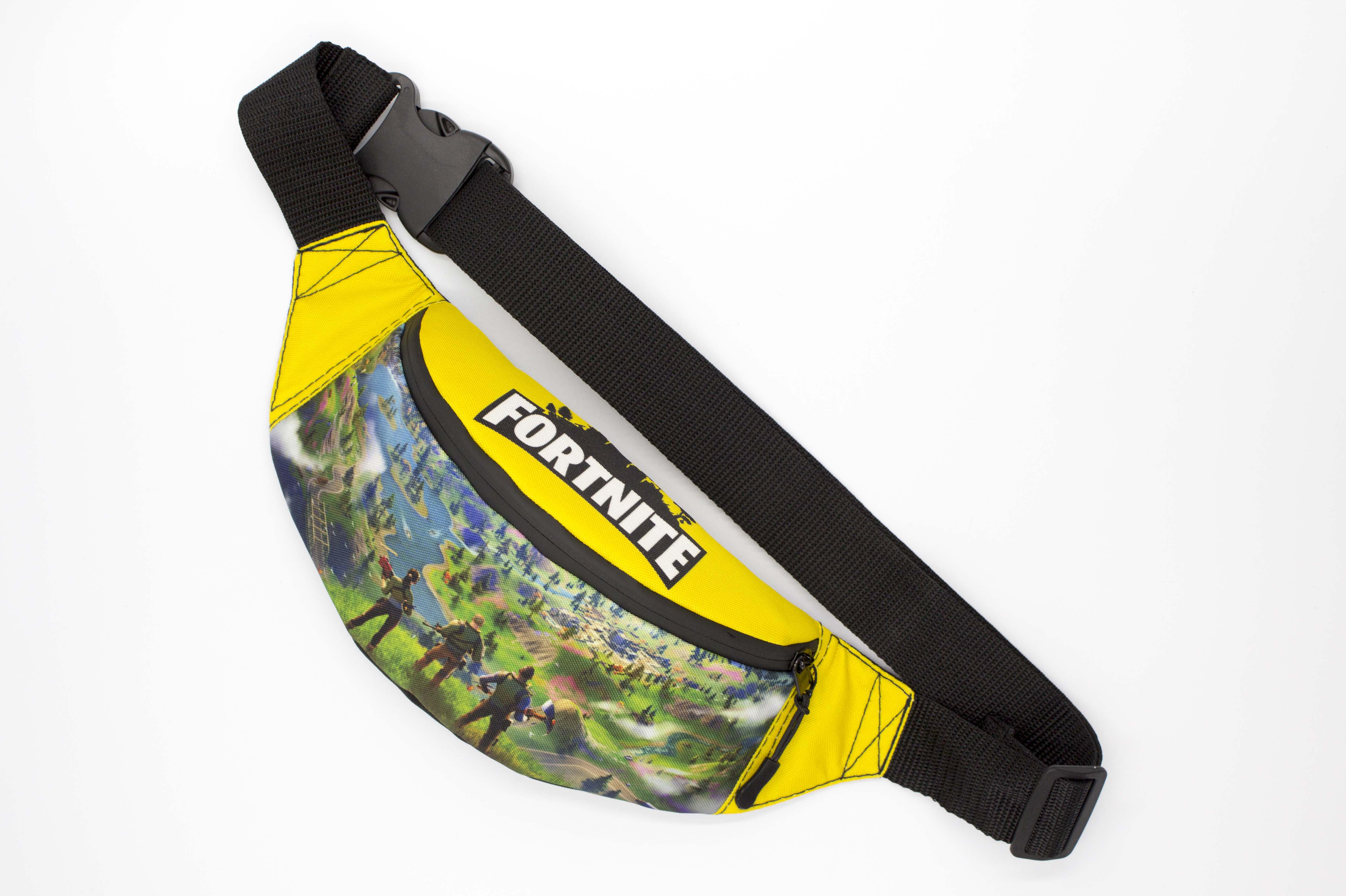 Сумка бананка для хлопців Fortnite Жовтий (BI-008)