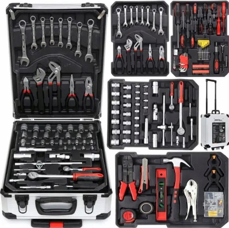 Набор ручных инструментов Krafftec в чемодане 499 пр. (2104618858)