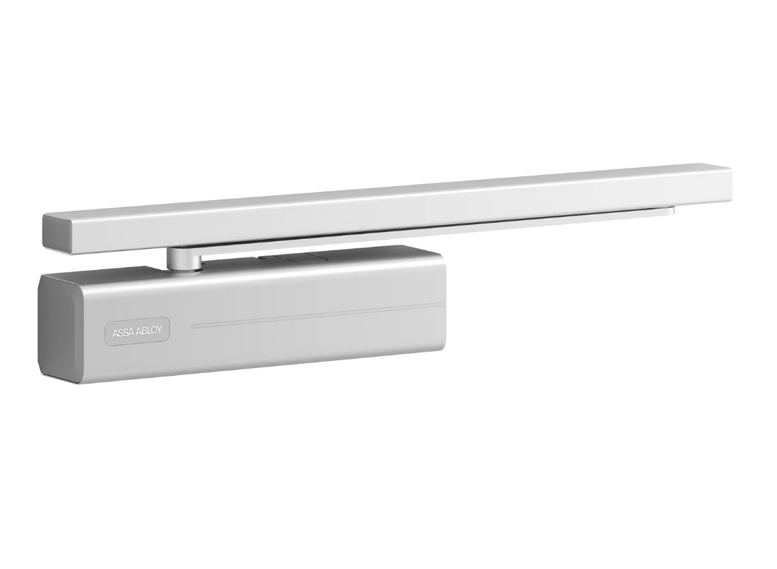 Доводчик дверной ASSA ABLOY DC700 Cam-Motion с скользящей тягой EN 3-6 1400 мм 120 кг Серебристый