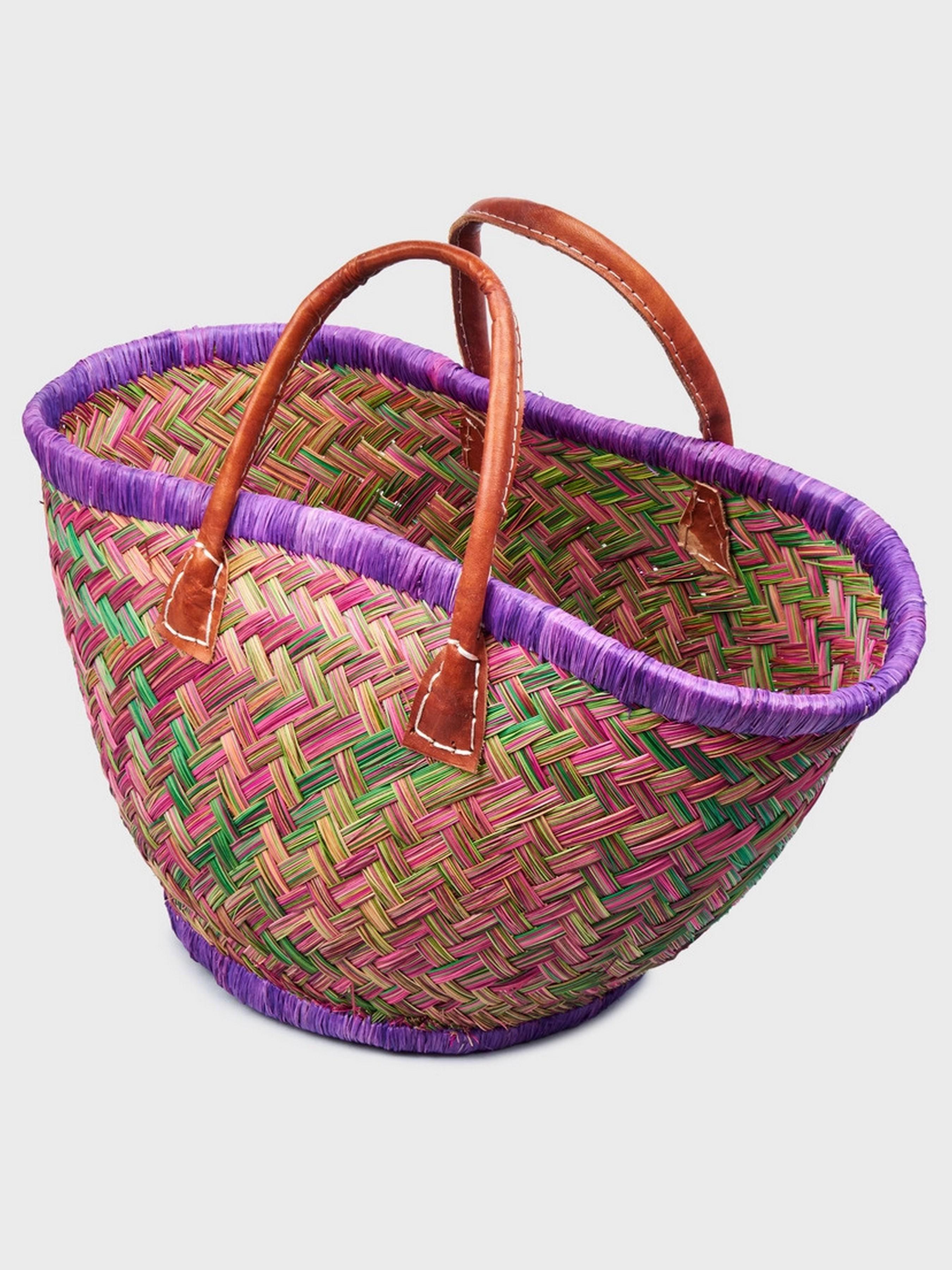 Сумка пляжная LE COMTOUR DE LA PLAGE Aravola Round 746 Фиолетовый - фото 2