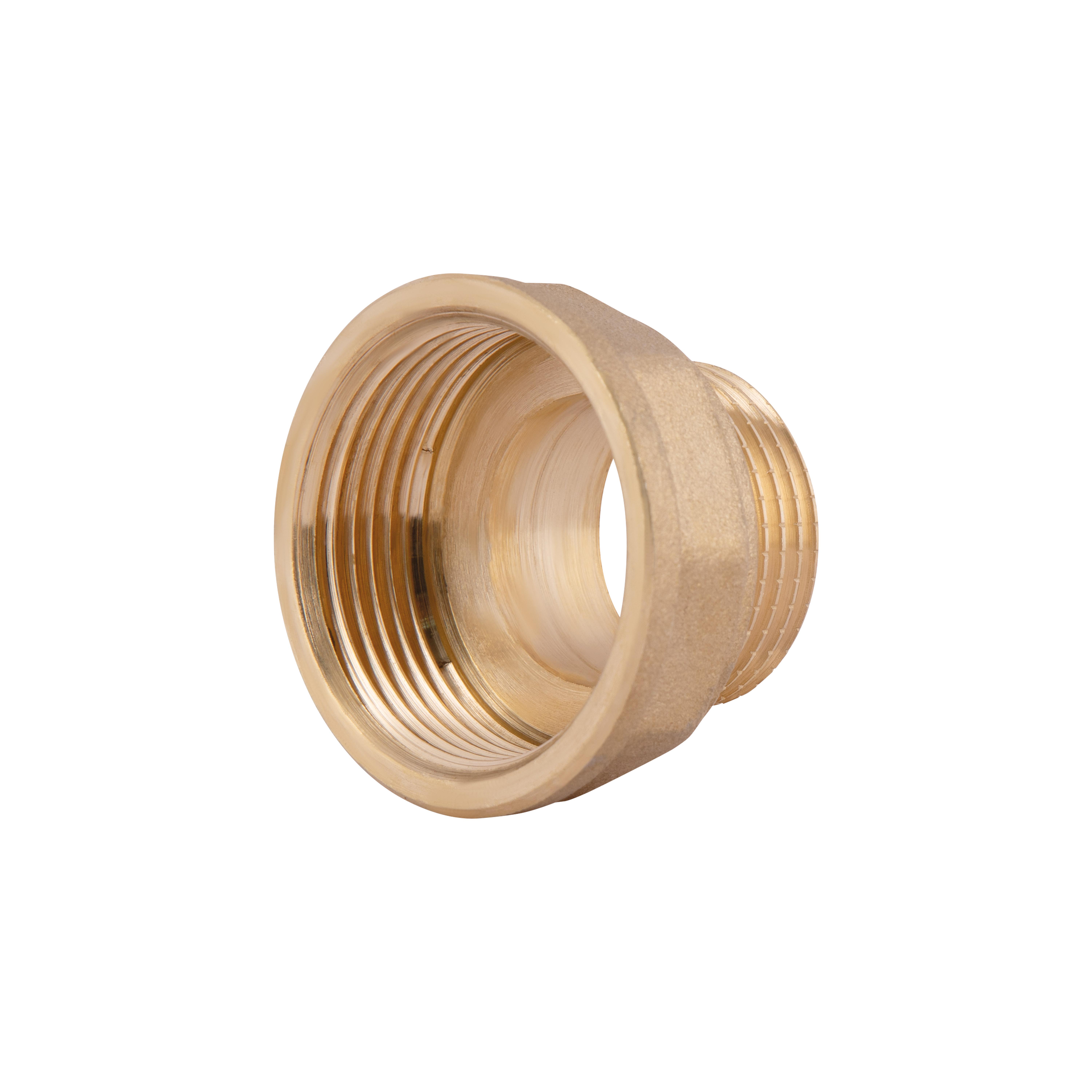 Переходник латунный Thermo Alliance Standart 1 1/2" В х 1 1/4"С Желтый (SD4094032)