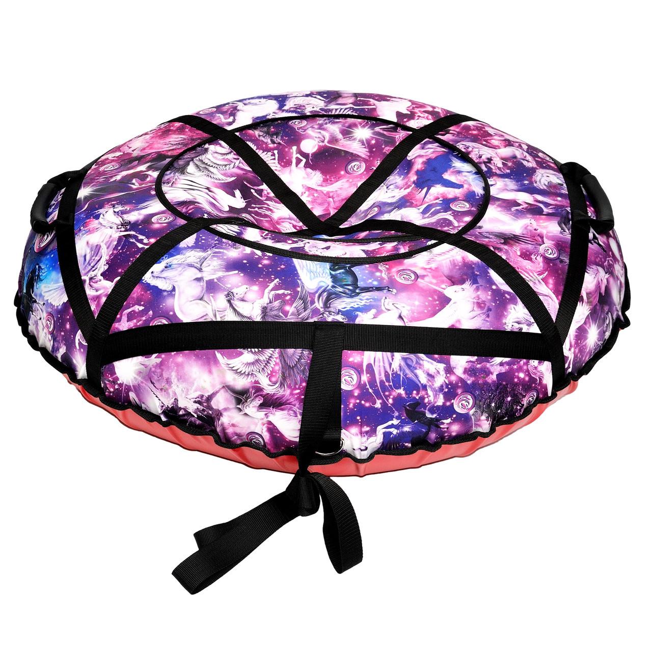 Тюбинг для катания на снегу Единороги 100 см (iz16159) Тюбинг для катания на снегу Единороги 100 см (iz16159)