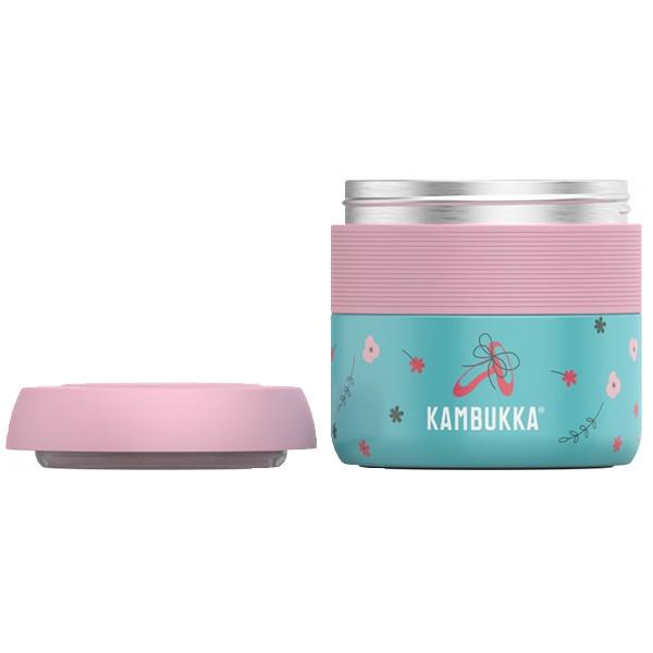 Термос для еды Kambukka Bora Prima Ballerina 400 мл Бирюзово-розовый (11-06002) - фото 3