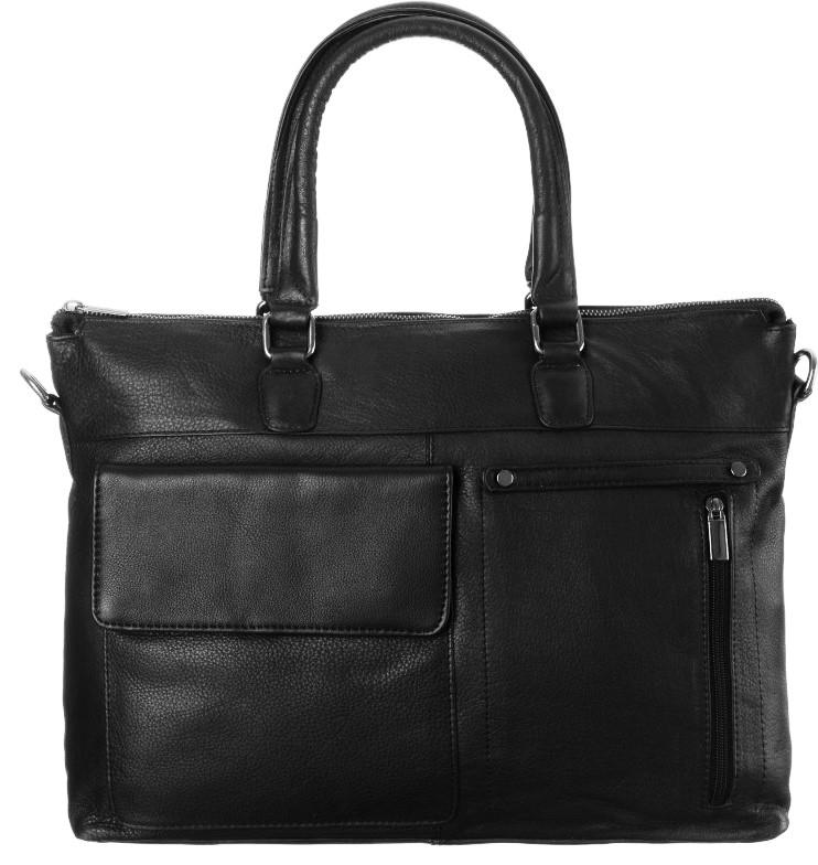 Сумка портфель чоловіча Always Wild шкіряна Чорний (LAP15601NDM)