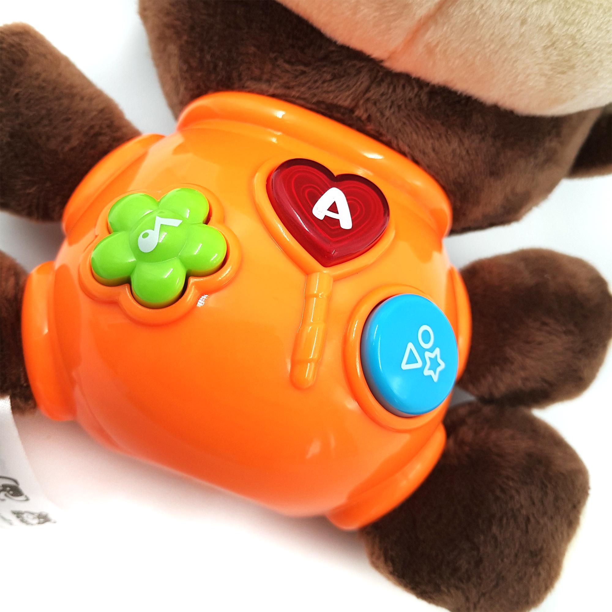 Брязкальце музичне TK Union Group мавпочка з підсвічуванням 17 см (108758m) - фото 3 Брязкальце музичне TK Union Group мавпочка з підсвічуванням 17 см (108758m) - фото 3