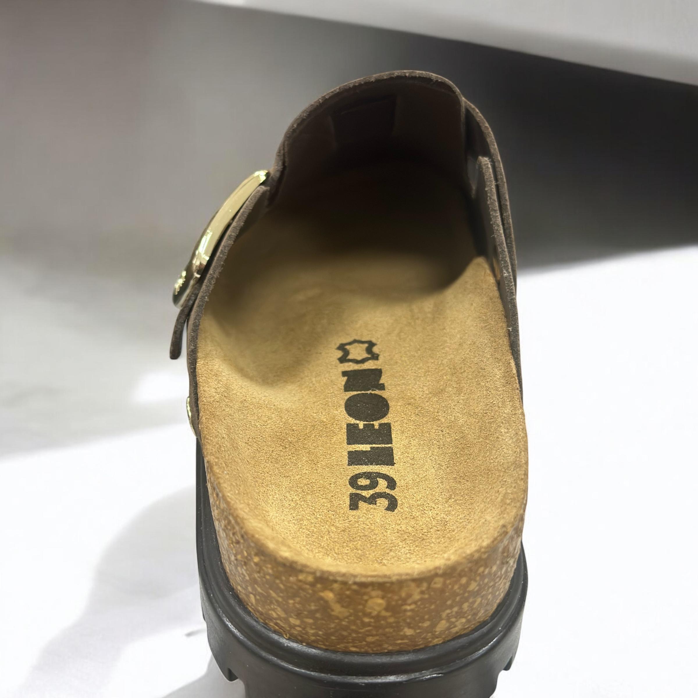 Сабо жіночі Leon р. 39 Коричневий (25088426) - фото 4 Сабо жіночі Leon р. 39 Коричневий (25088426) - фото 4