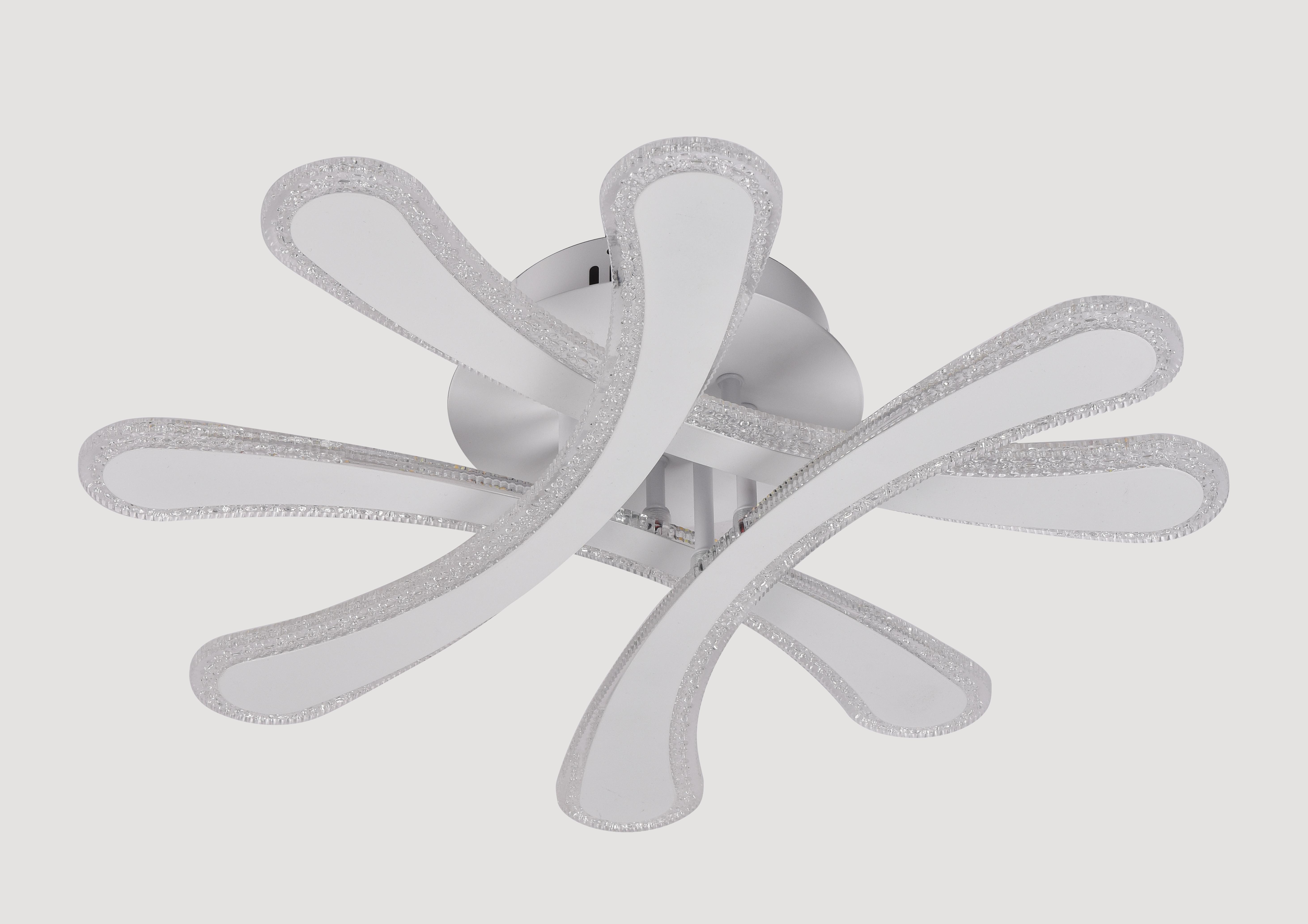 Люстра светодиодная Sirius 6219 WT 86W акриловая