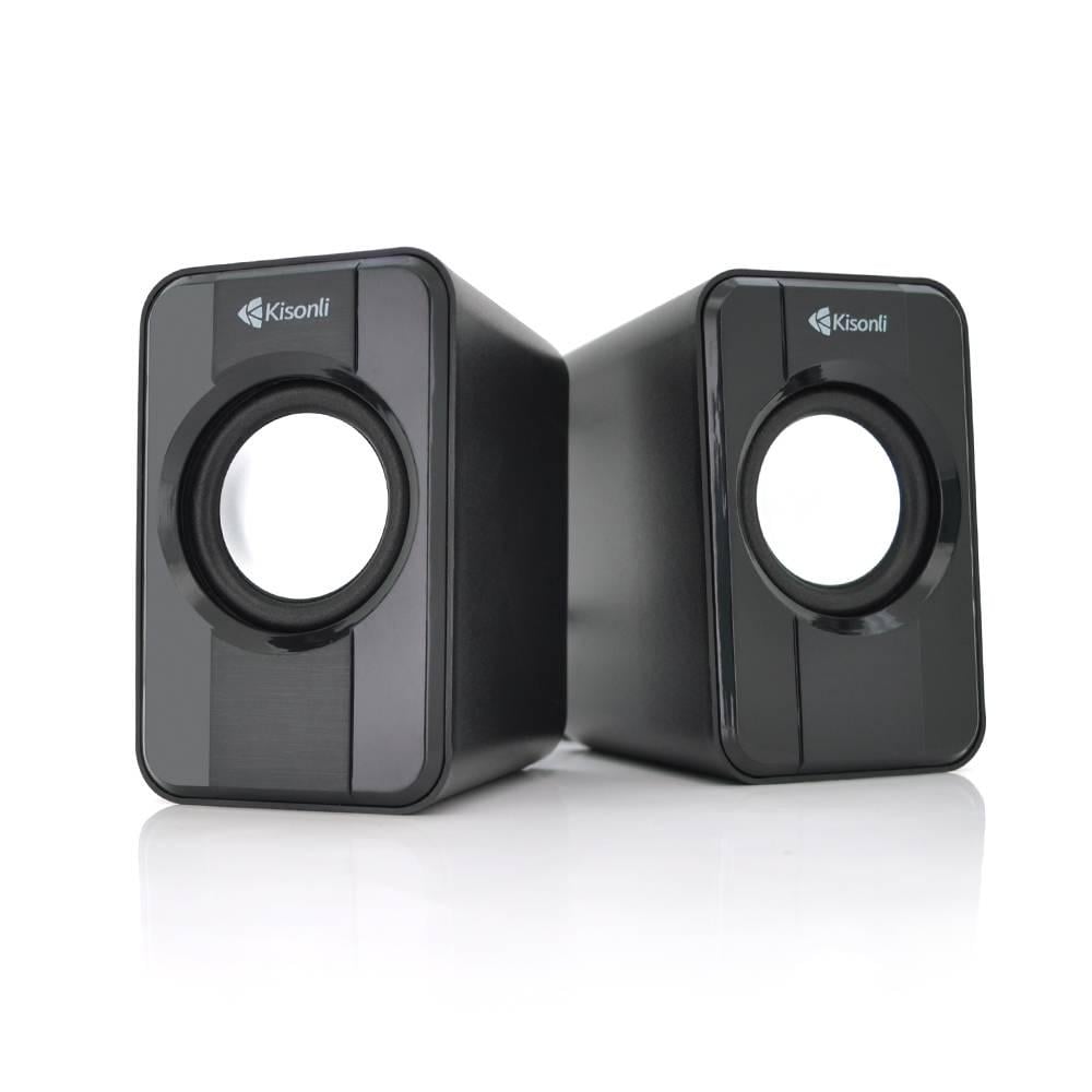 Колонки для ПК і ноутбука Kisonli S-444 USB/3,5 мм 2х3W 20Hz- 20KHz Black (28385)