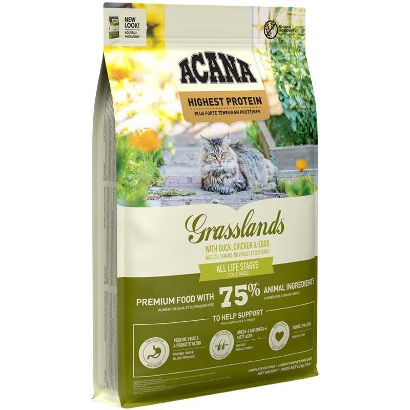 Корм сухой для кошек всех пород Acana Grasslands Cat 4,5 кг (22394001)