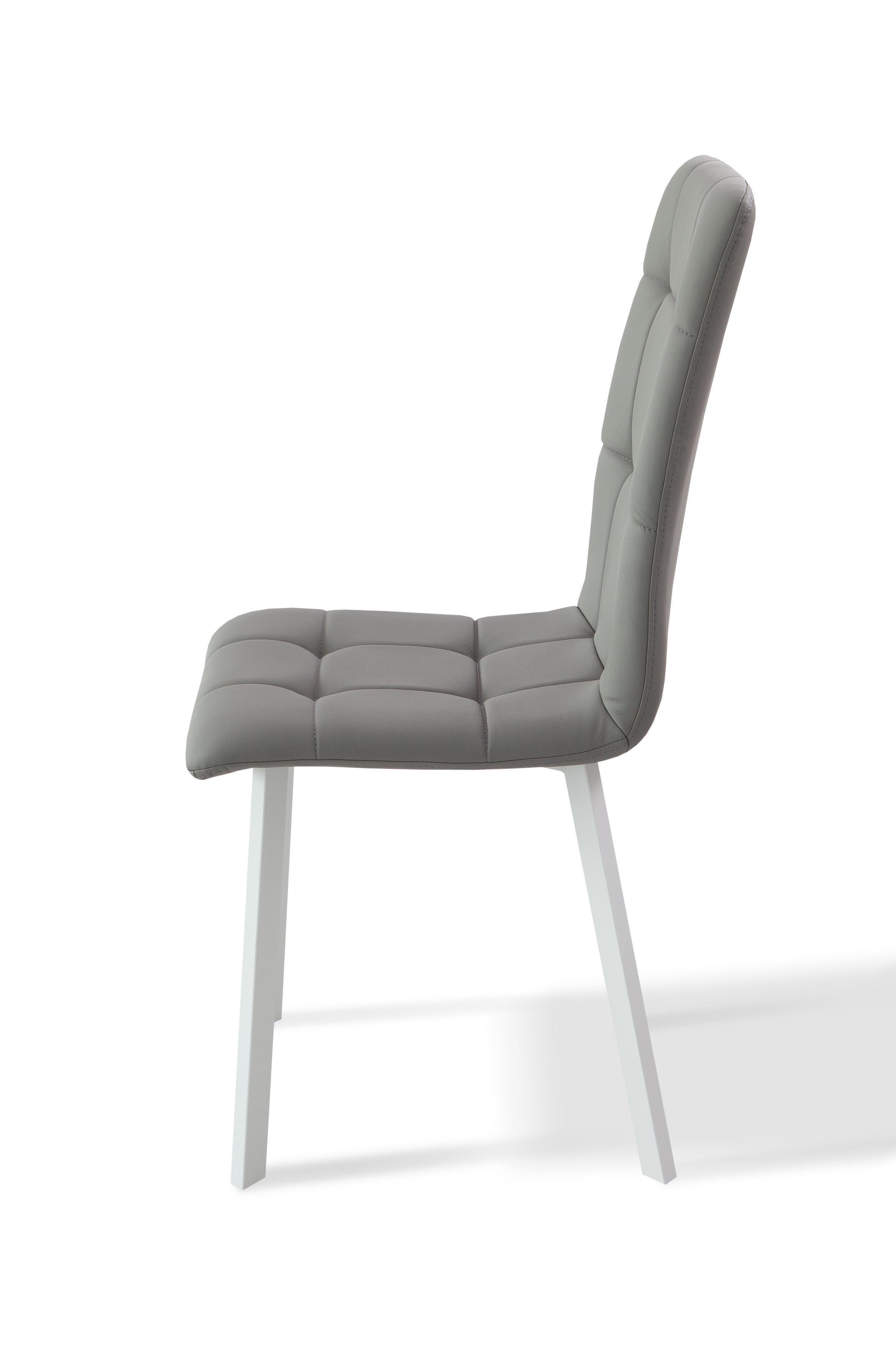 Стілець для кухні та вітальні Фіджи Трініті 450х960х530 мм Білий/Сірий (GAА0056038) - фото 2