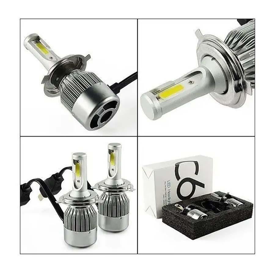 Лампы автомобильные светодиодные головного света C6 H4 36W 3800LM 4500-5000K 2 шт. - фото 8 Лампы автомобильные светодиодные головного света C6 H4 36W 3800LM 4500-5000K 2 шт. - фото 8