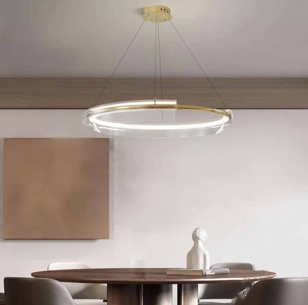 Люстра подвесная LED Solstice Ø 80 см Латунь (SGA24_1430)