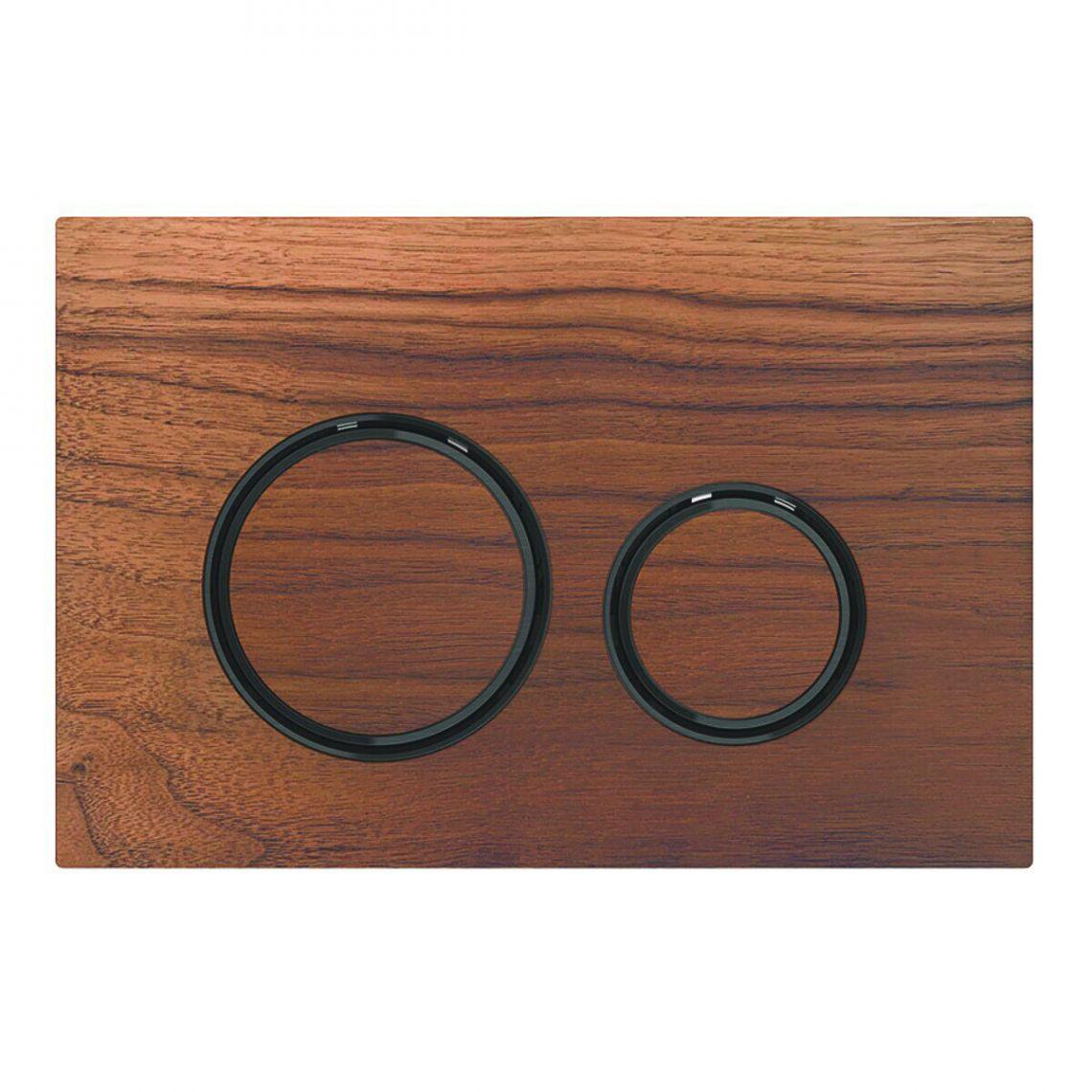 Кнопка смыва Geberit Sigma21 Черный орех/Черный хром (115.651.JX.1)