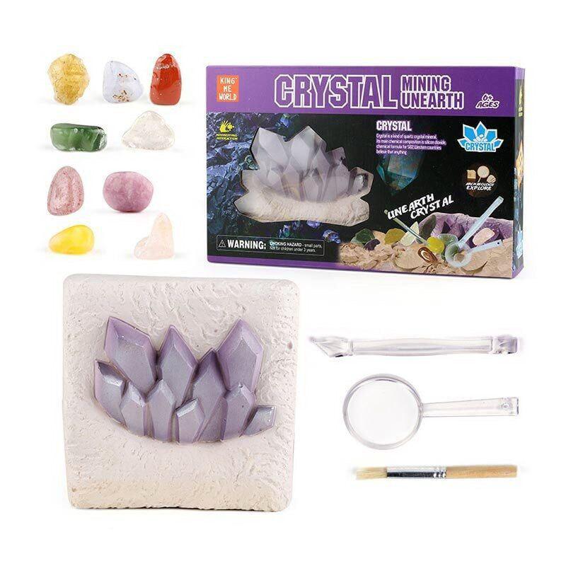 Детский игровой набор "Тайны Земли - Набор для археологических раскопок с кристаллами" (JM910) Детский игровой набор "Тайны Земли - Набор для археологических раскопок с кристаллами" (JM910)