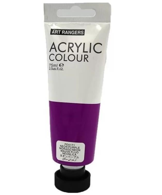 Краска акриловая ART RANGER 75 мл Neon Purple
