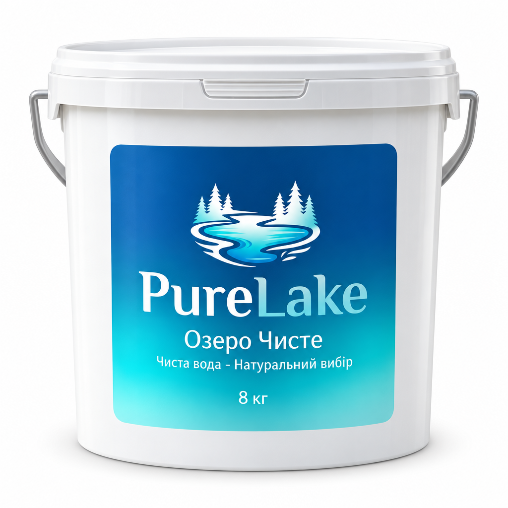 Очиститель прудов и озер PureLake осветляет воду природным каолином 8 кг (38470570)