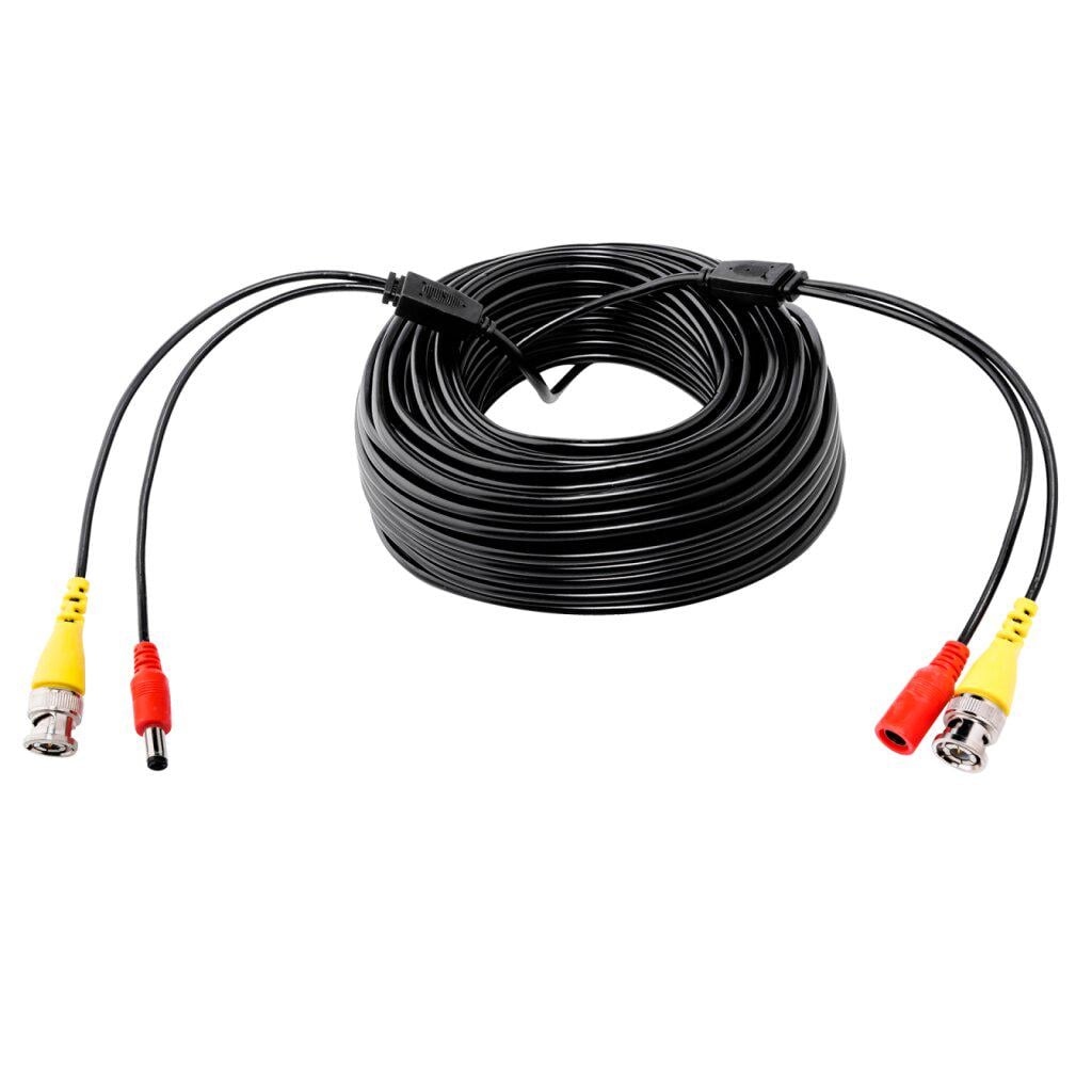 Кабель для видеонаблюдения GreenVision GV-BNC+DC-20M 4 мм 20 м (624275) Кабель для видеонаблюдения GreenVision GV-BNC+DC-20M 4 мм 20 м (624275)