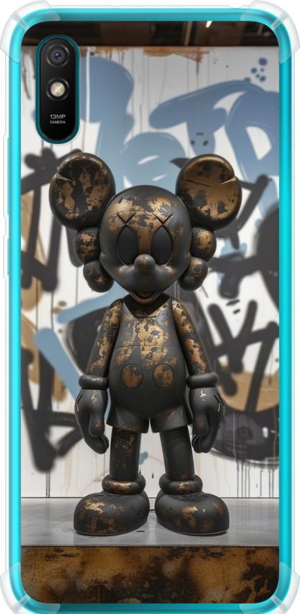 Чехол на Xiaomi Redmi 9A Bronze kaws v2 (6098sp-2034-42517)