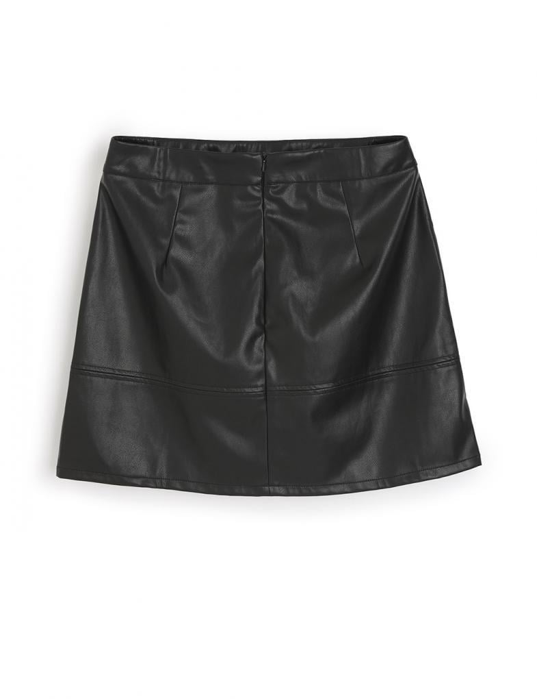 Мини-юбка женская из искусственной кожи Diverse VERRI L Черный (5905384073457) - фото 2 Мини-юбка женская из искусственной кожи Diverse VERRI L Черный (5905384073457) - фото 2