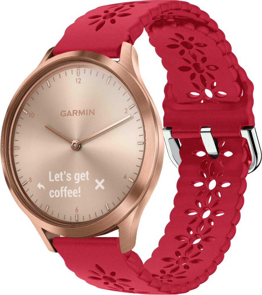 Ремешок Trase для Garmin Vivomove HR Red (28854-2D) - фото 2