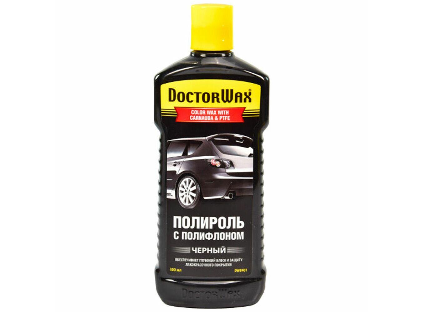 Черный полироль Doctor Wax DW8401 300 мл