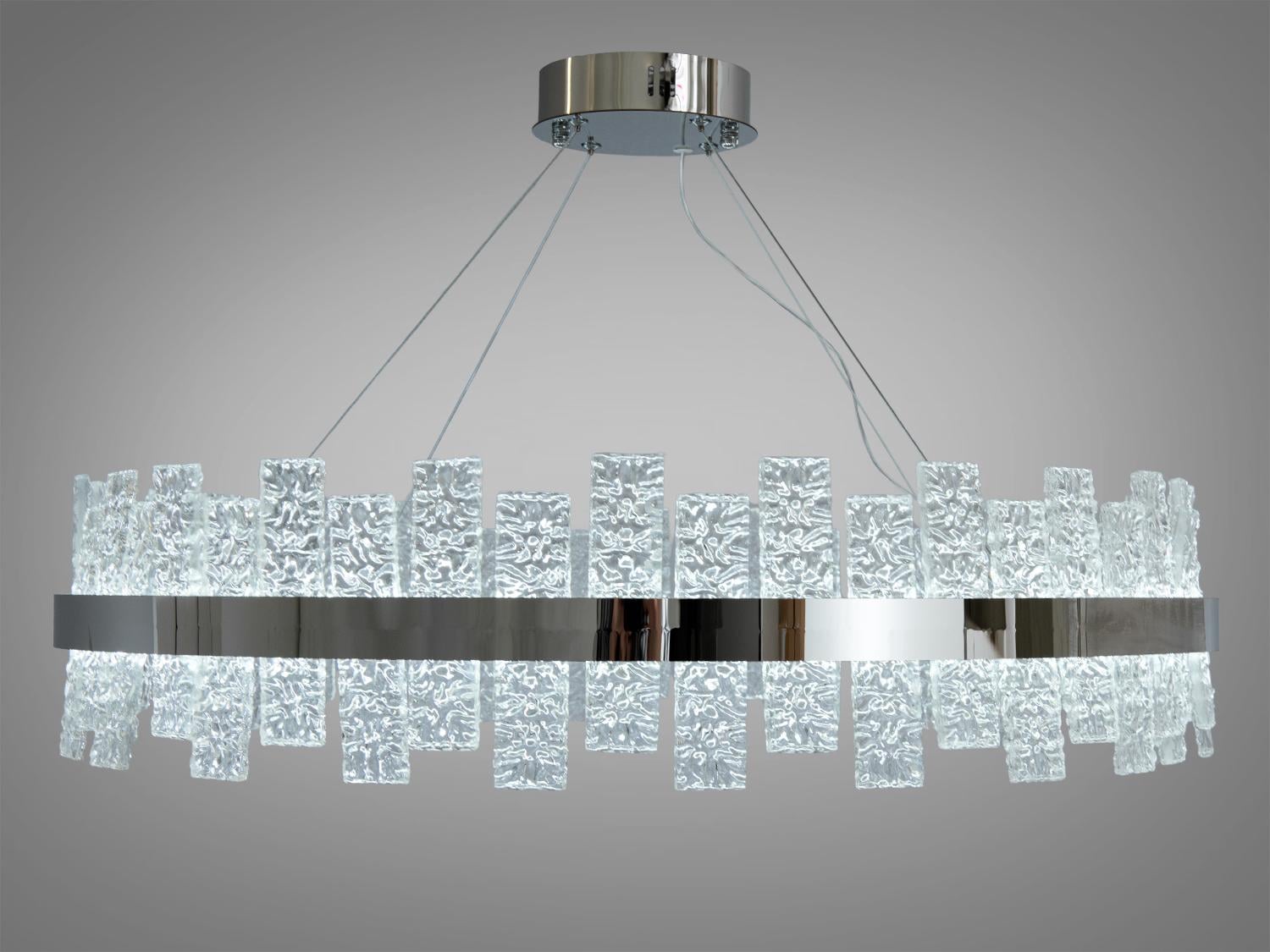 Люстра хрустальная светодиодная 90 Вт Хром (828/800CH)