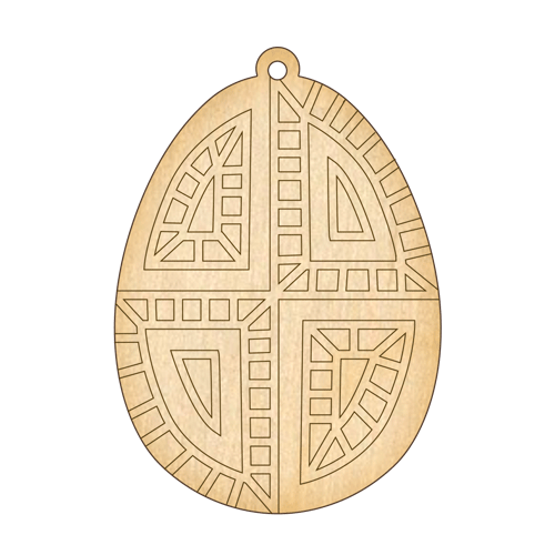 Заготівля з фанери №195 Пасхальне яйце-33 (5910)