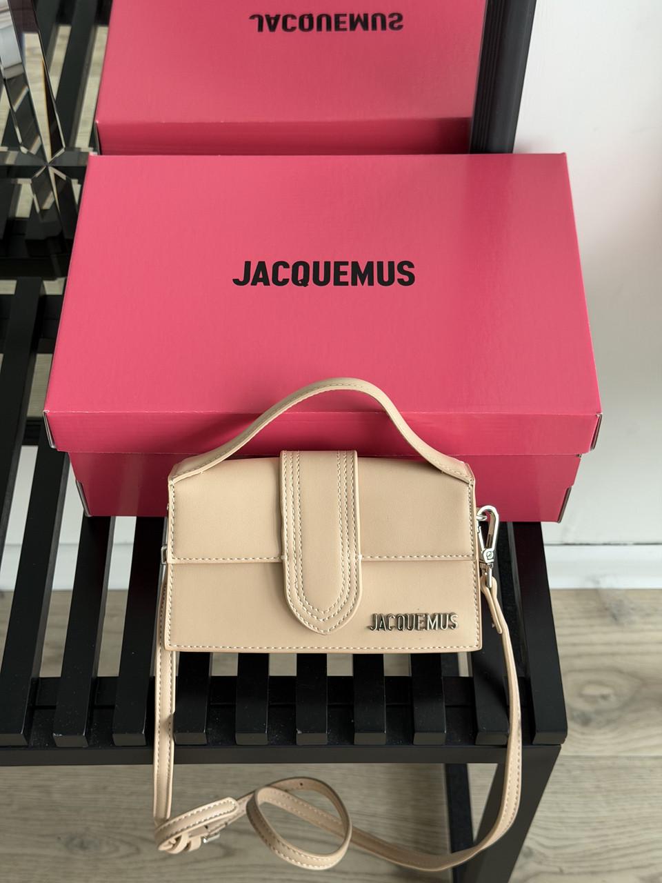 Сумка жіноча Jacquemus Le Bambino Mini Bag через плечі Бежевий (2879340247) Сумка жіноча Jacquemus Le Bambino Mini Bag через плечі Бежевий (2879340247)