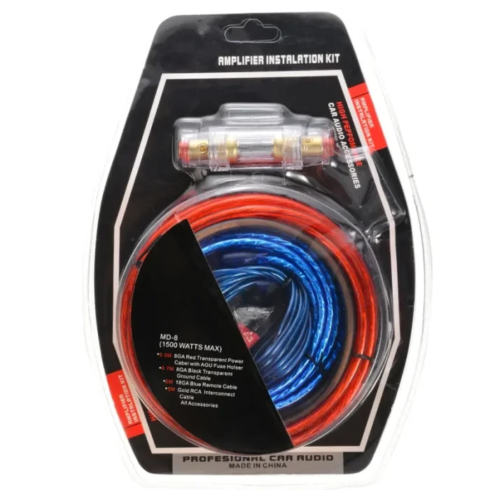 Набор проводов KIT MD-8 для подключения автомобильного сабвуфера (5599)