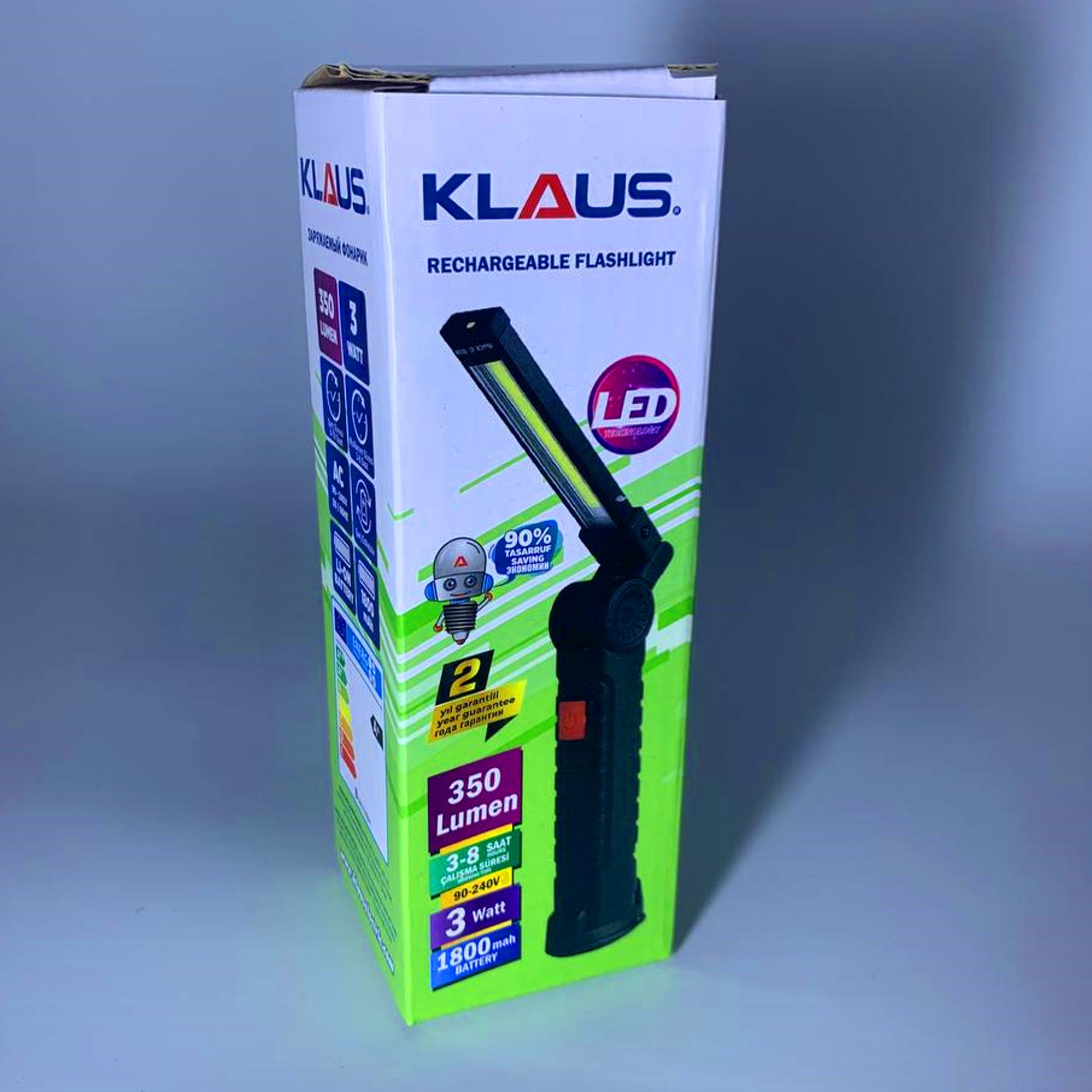 Фонарь туристический Klaus 1800 mAh 5 режимов 3 Вт - фото 12