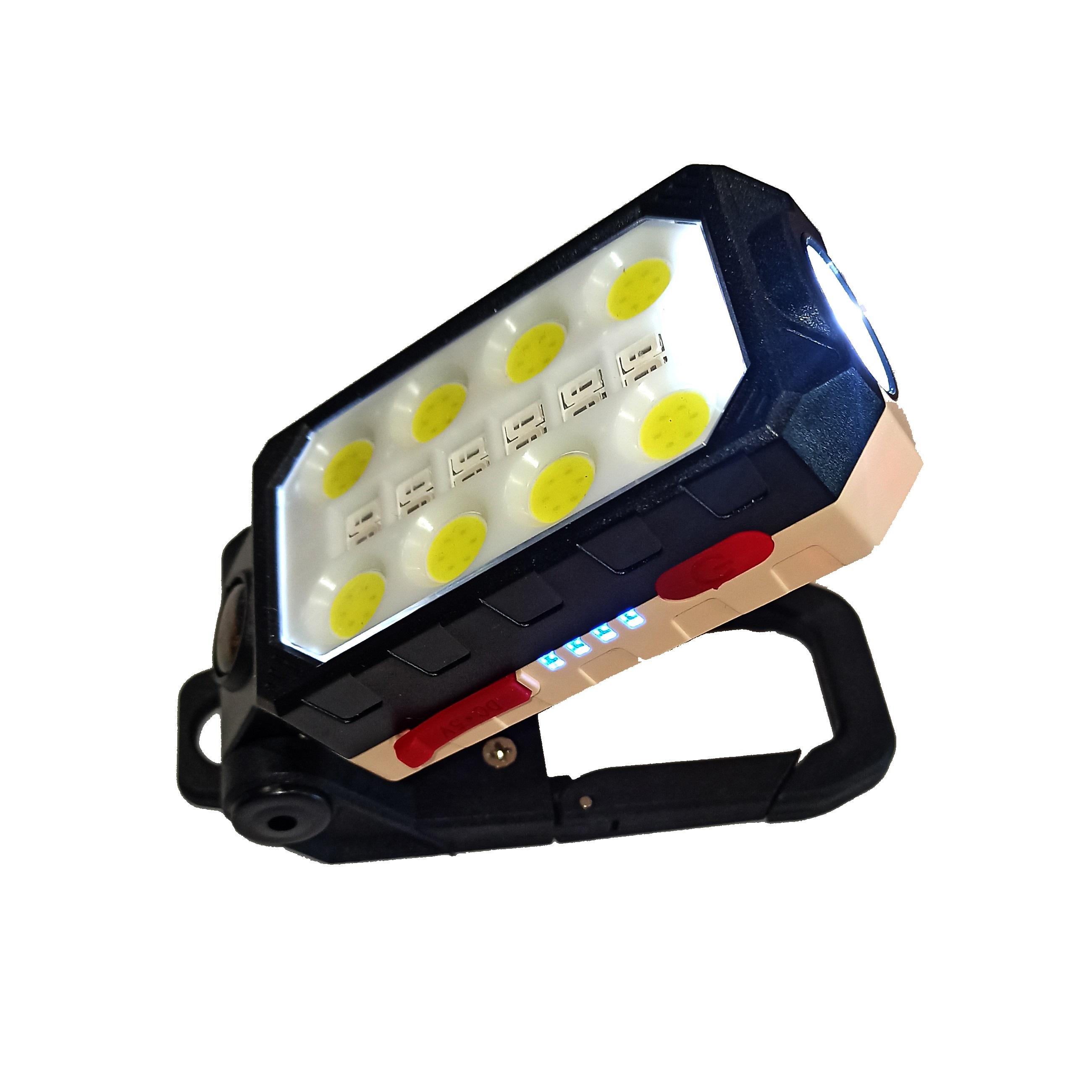 Лампа-фонарь на магните WL W598B зарядка Type-C (t8221)