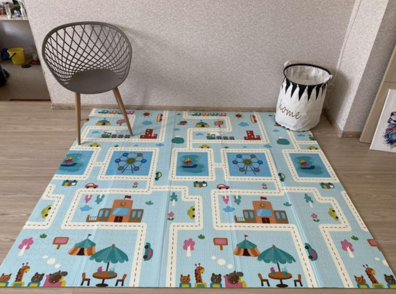 Термоковрик детский развивающий двусторонний