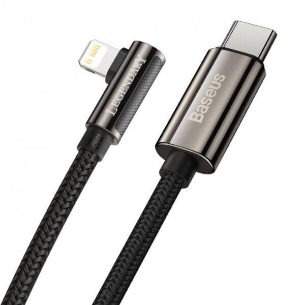 Кабель BASEUS Legend Series Elbow Fast Charging Type-C to Lightning 20W1 м Black