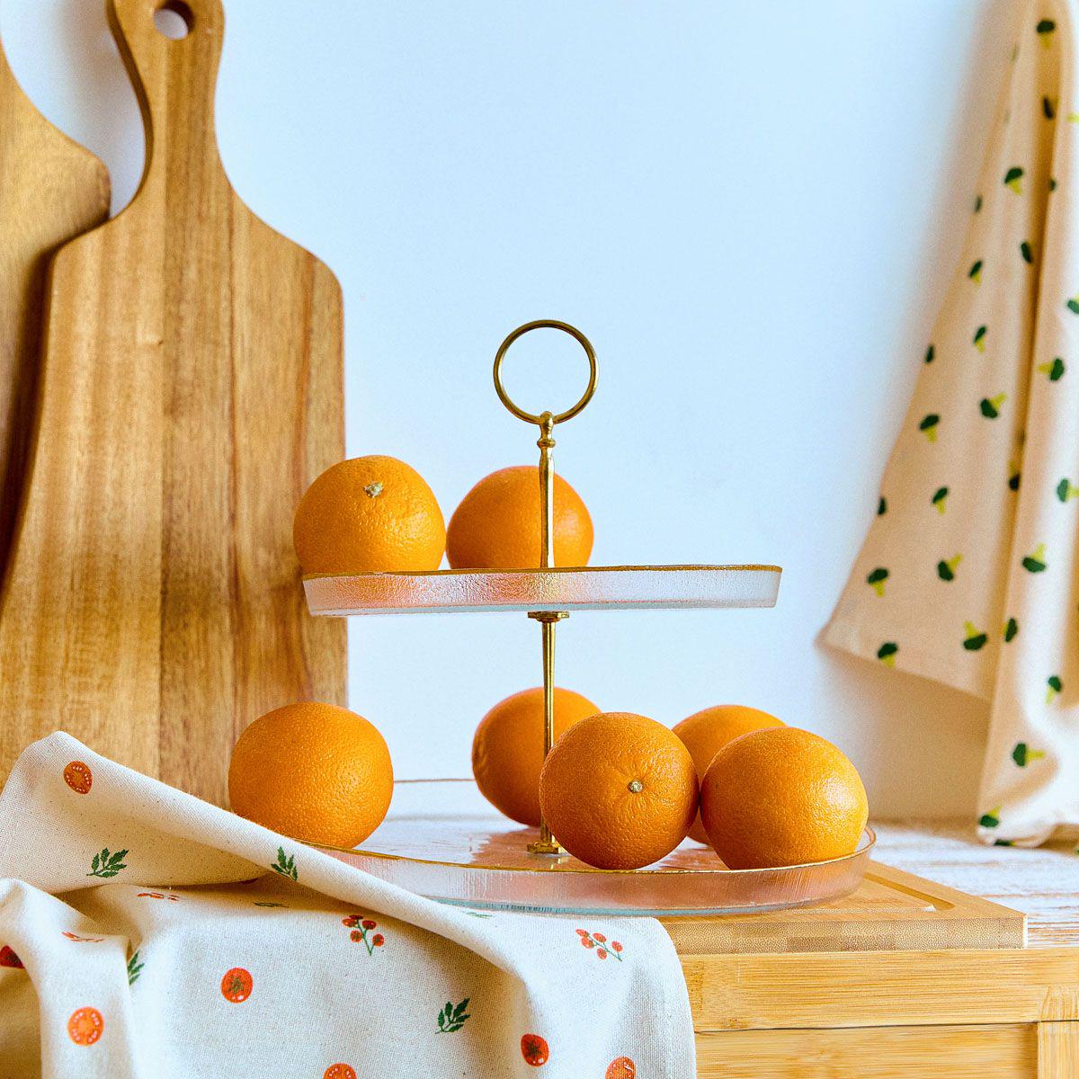 Блюдо сервировочное двухъярусное Homla MONZE 21/28 см Прозрачный (217720) - фото 6 Блюдо сервировочное двухъярусное Homla MONZE 21/28 см Прозрачный (217720) - фото 6