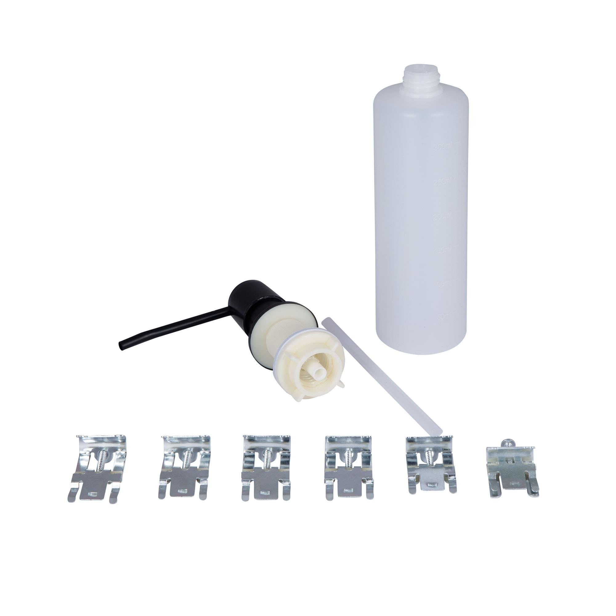 Мийка для кухні інтегрована Lidz Handmade H5050B Brushed Black PVD з дозатором 3/1 мм (31022574) - фото 8 Мийка для кухні інтегрована Lidz Handmade H5050B Brushed Black PVD з дозатором 3/1 мм (31022574) - фото 8