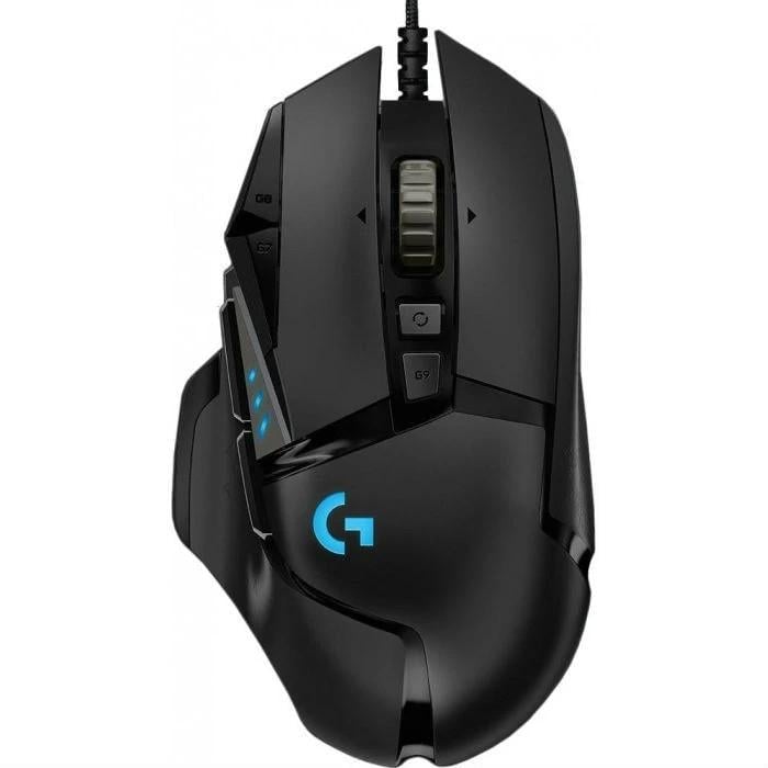 Комп'ютерна мишка Logitech G502 Hero High Performance Gaming Mouse 11 кнопок 12000 dpi Чорний (36260535)